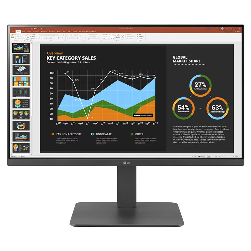 LG 23.8in FHD IPS Monitor with USB Type-C™ (24BR650B-C)