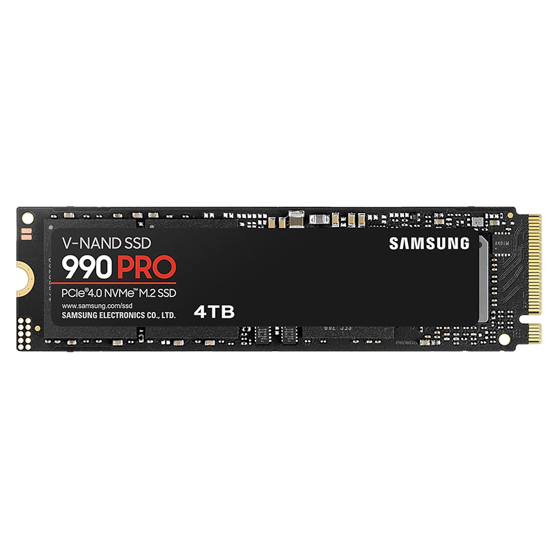 Samsung 990 Pro 4TB PCIe 4.0 M.2 2280 NVMe SSD (MZ-V9P4T0BW)