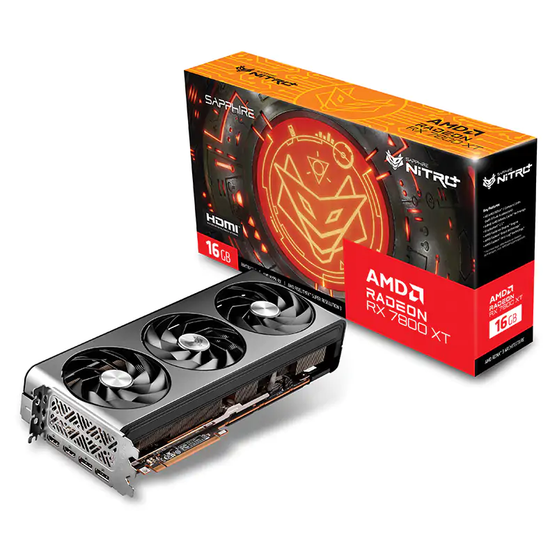 Sapphire Nitro+ Radeon RX 7800 XT Gaming OC 16G Graphics Card