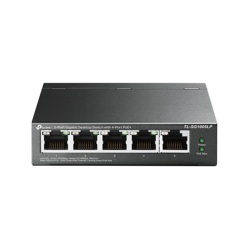 TP-Link 5 Port Gigabit PoE+ Desktop Switch (TL-SG1005LP)