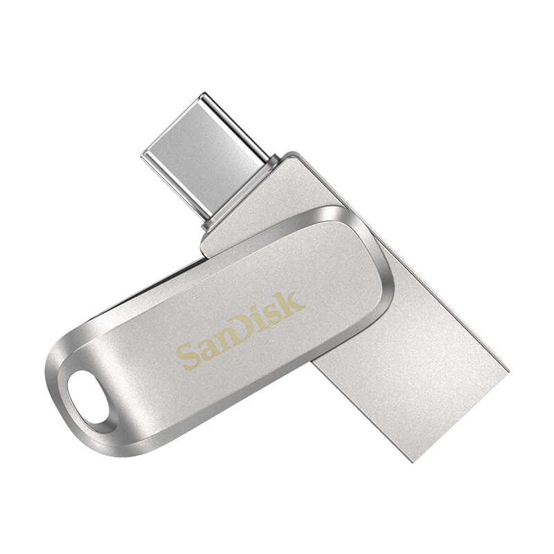 SanDisk 512GB Ultra Dual Drive Luxe USB 3.1 to USB Type-C Flash Drive