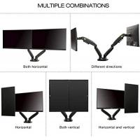 Monitor-Accessories-North-Bayou-F160-Dual-Monitor-Full-Motion-Desk-Mount-with-Gas-Spring-for-Two-Computer-Monitors-17-27-2