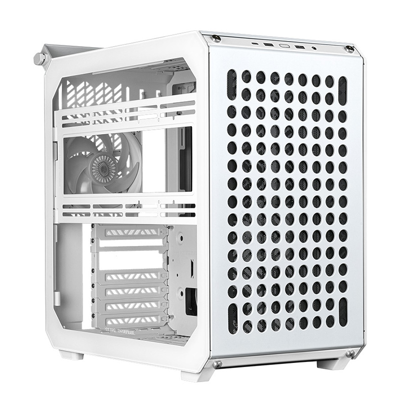Cooler Master Qube 500 Flatpack Mid-Tower E-ATX Case - White (Q500-WGNN-S00)