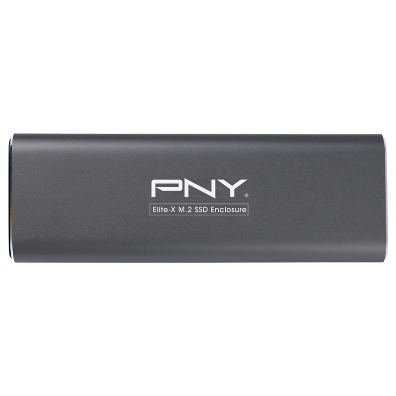 PNY Elite-X M.2 2280 SSD Enclosure - Dark Grey