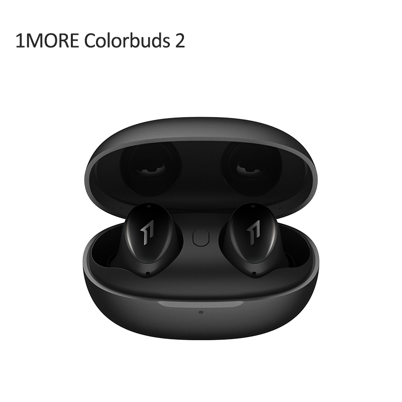 1MORE ColorBuds2 Wireless Earbuds, Active Noise Cancelling, Bluetooth 5.2, cVc8.0 Noise Reduction Mic, Personalized Sound ID, 24H Play Time Black