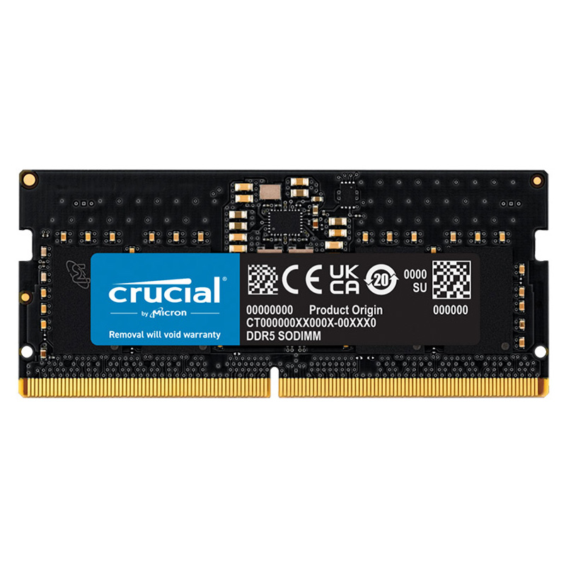 Crucial 8GB (1x8GB) CT8G48C40S5 4800MHz SODIMM DDR5 RAM - msy.com.au