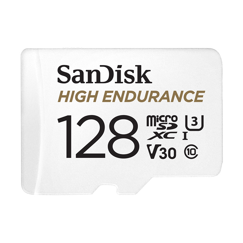 SanDisk 128GB High Endurance UHS-I C10 U3 V30 MicroSDXC Card