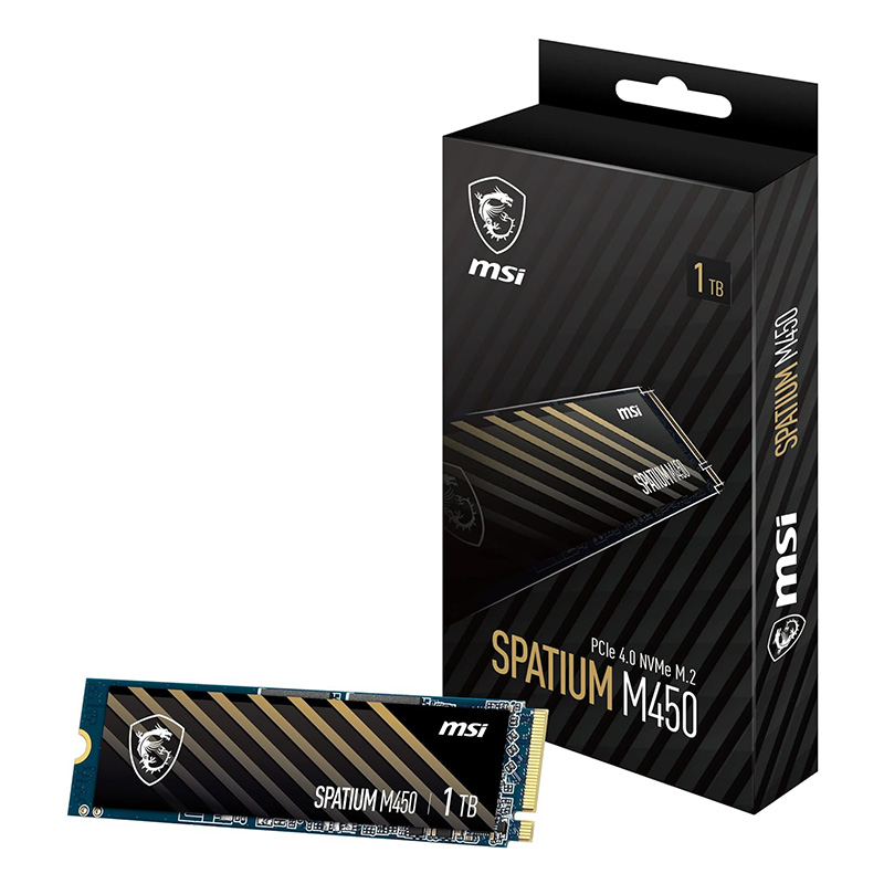 MSI Spatium M450 1TB PCIe M.2 NVMe SSD (MSI SPATIUM M450 1TB)