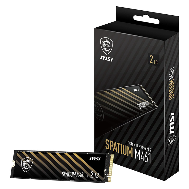 MSI Spatium M461 2TB PCIe M.2 NVMe SSD (MSI SPATIUM M461 2TB)