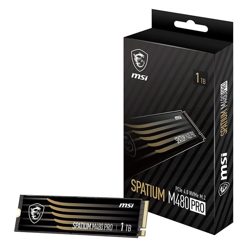 MSI Spatium M480 Pro 1TB PCIe M.2 NVMe SSD (MSI SPATIUM M480 1TB PRO)