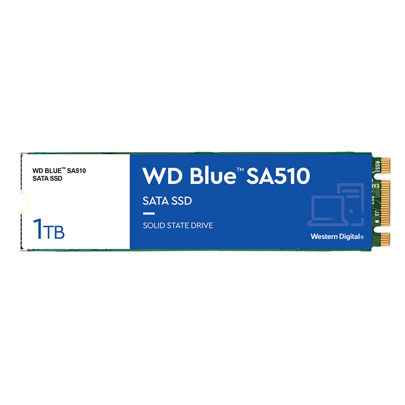 Western Digital Blue SA510 1TB M.2 2280 SATA III SSD (WDS100T3B0B) - NO PACKAGE 74717