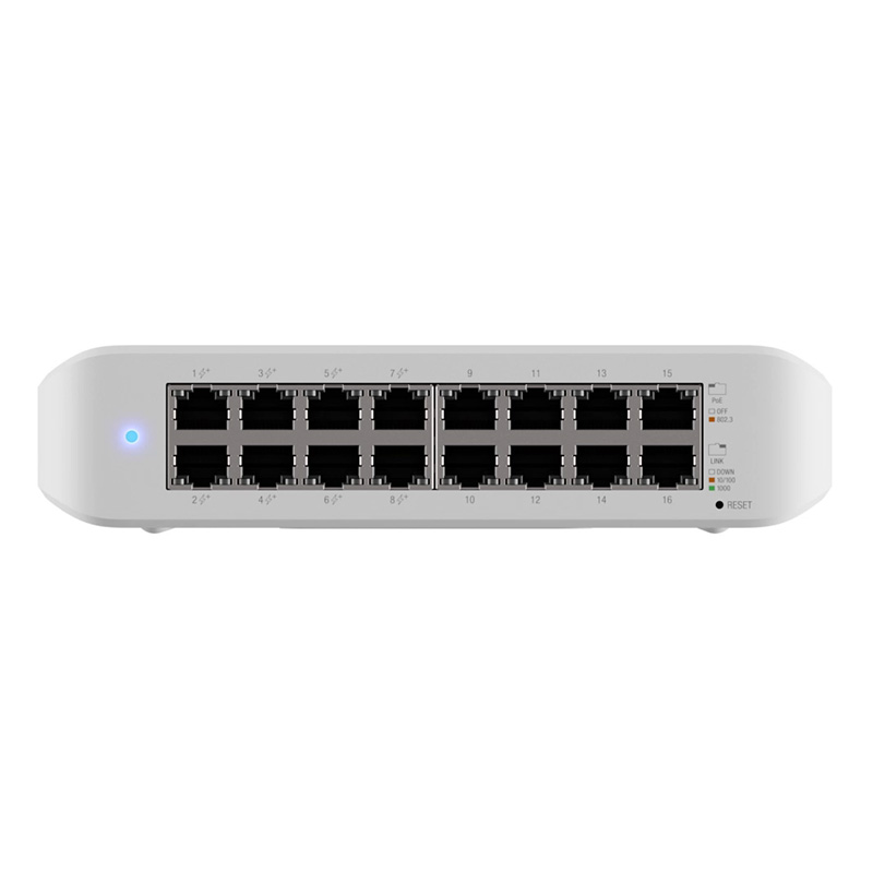 Ubiquiti UniFi Lite 16 Port Managed PoE Gigabit Switch (USW-LITE-16-POE-EU)