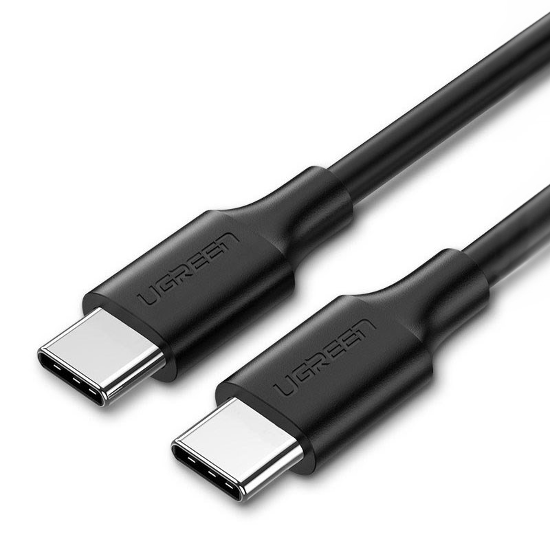 UGreen USB Type-C Male to USB Type-C Male Black Cable 1m