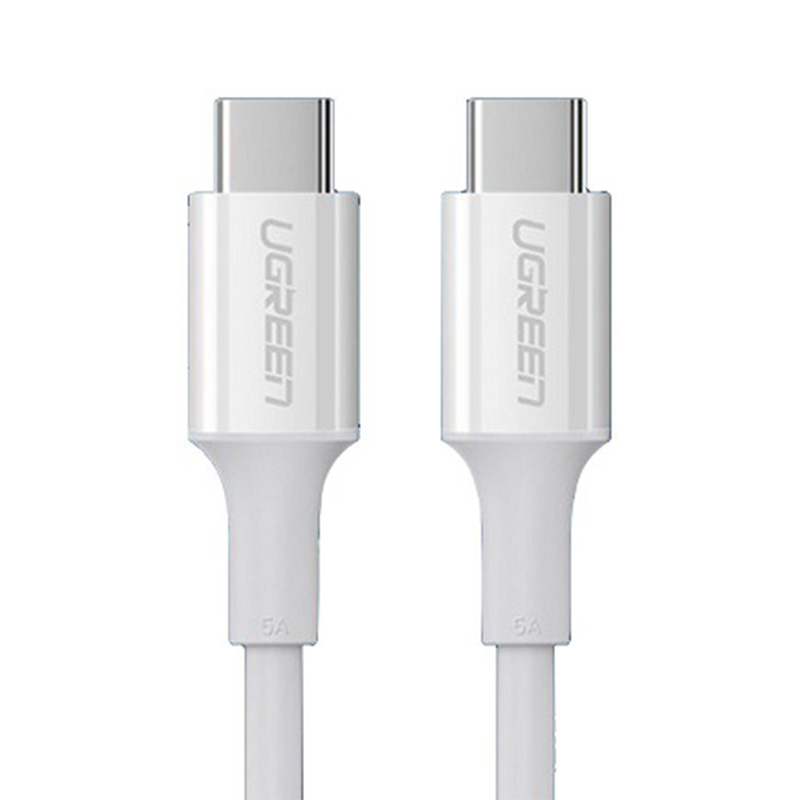UGreen USB Type-C Male to USB Type-C Male White Cable - 1m