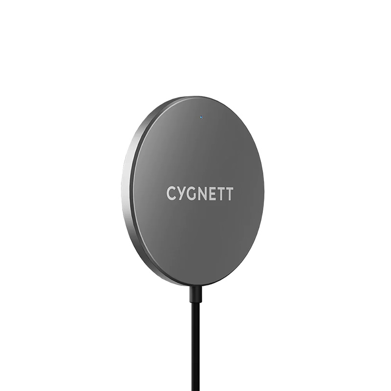 Cygnett MagCharge Magnetic Wireless Charging Cable - Black 2M
