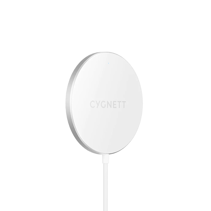 Cygnett MagCharge Magnetic Wireless Charging Cable White 2M