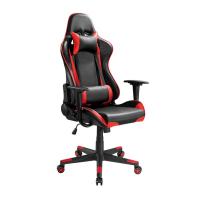 Brateck-PU-Leather-Gaming-Chairs-with-Headrest-and-Lumbar-Support-Black-Red-1