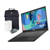 MSI Modern 15 15.6in FHD i7-1255U Iris Xe 512GB SSD 16GB RAM W11H Laptop - Black (MODERN 15 B12M-408AU)