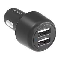Cygnett CarPower 24W Dual USB-A Port Car Charger - Black