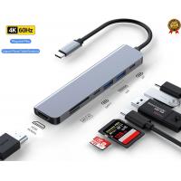 Powerboards-and-Adapters-USB-C-Hub-7-in-1-Type-C-Hub-to-HDMI-4K-60Hz-USB-Port-USB-C-Port-PD100W-Charging-Port-SD-TF-Card-Reader-Compatible-USB-C-Laptop-Other-Type-C-Devices-2