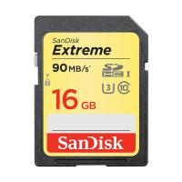 SanDisk 16GB SDHC Extreme 90MB/s Class 10 Memory Card