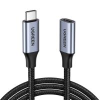 USB-Cables-UGreen-USB-C-Male-to-Female-Gen-2-Extension-Cable-1m-Dark-Grey-2