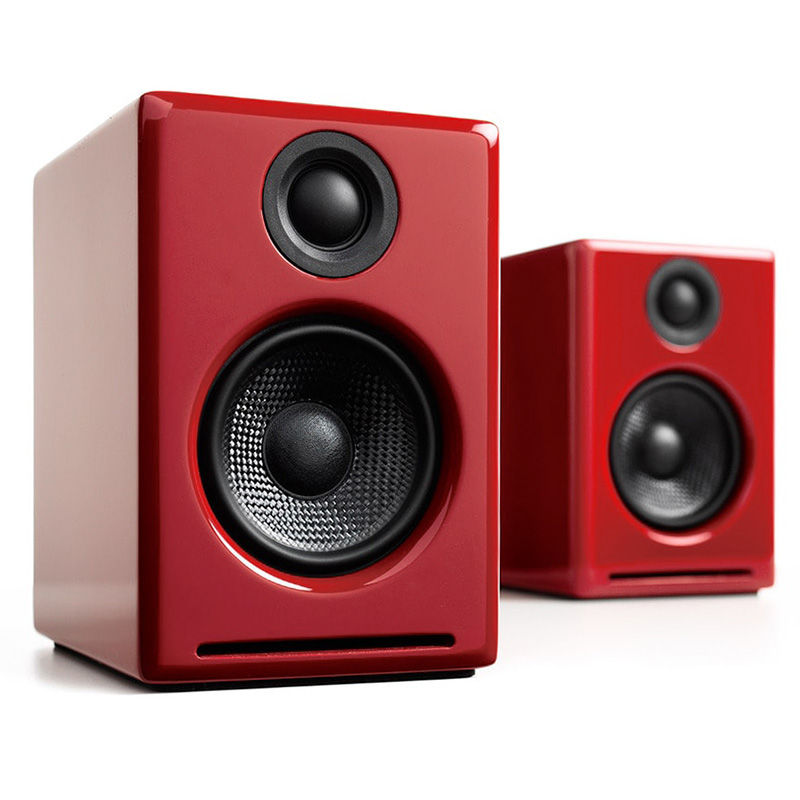 Audioengine 2+ Wireless Desktop Speakers - Gloss Red (90027135)