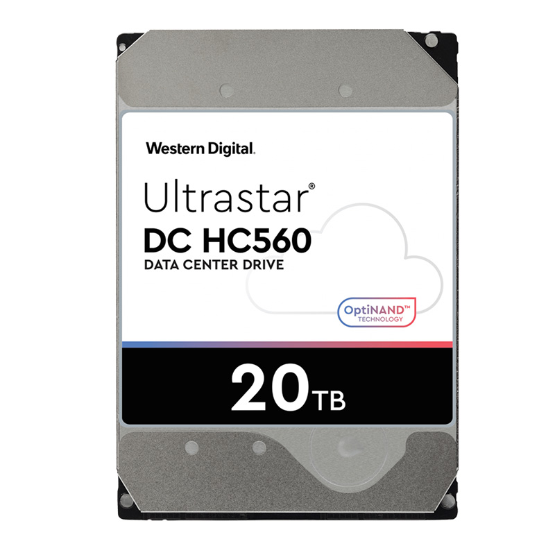 Western Digital Ultrastar DC HC560 20TB 7200RPM 3.5in SAS Hard Drive (0F38652)