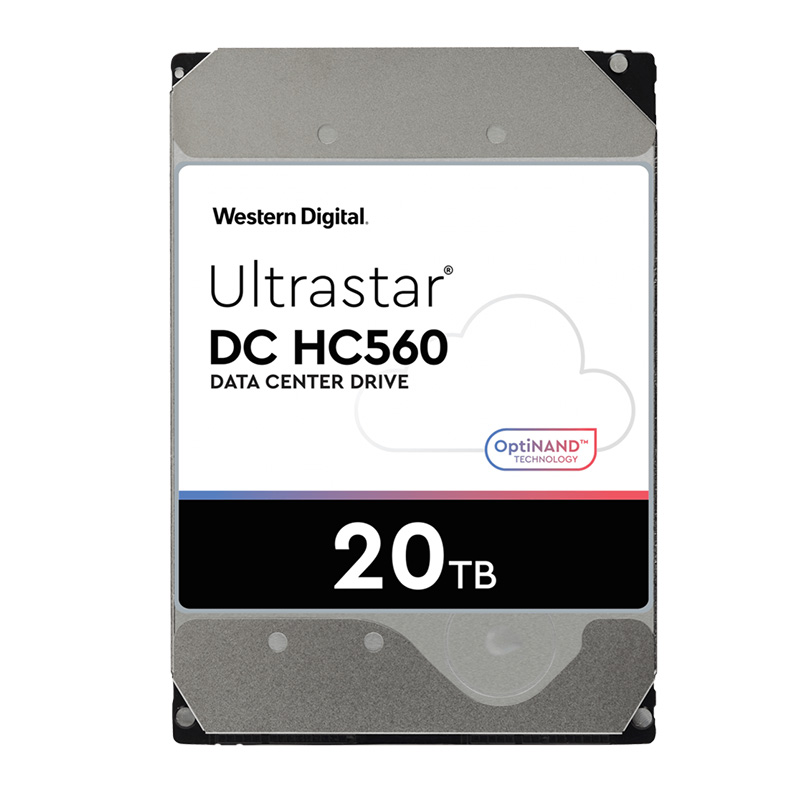 Western Digital Ultrastar DC HC560 20TB 7200RPM 3.5in SATA Hard Drive (0F38755)
