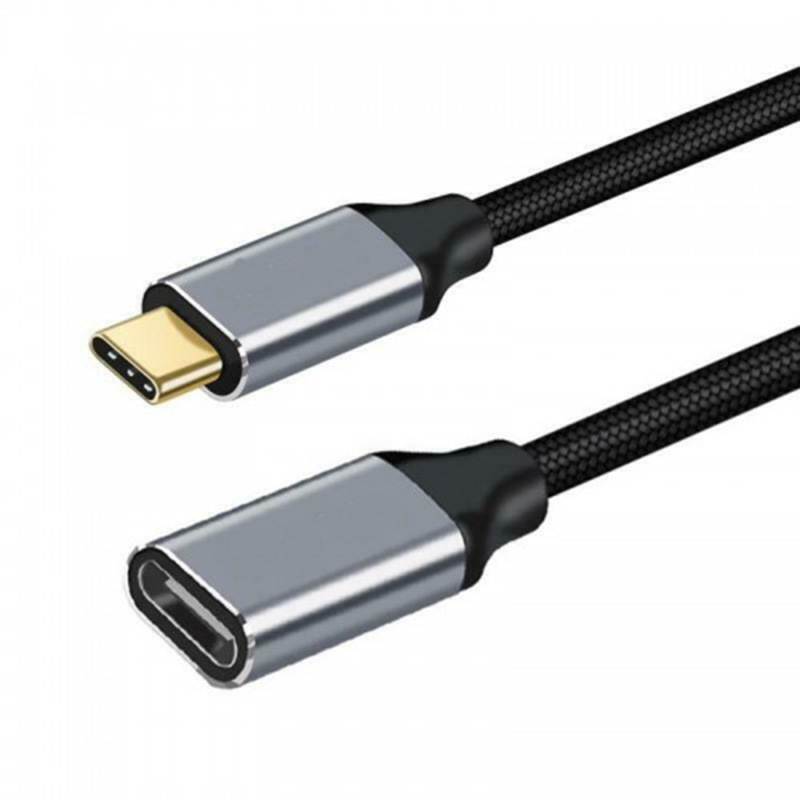 Generic USB Type-C Male to USB Type-C Female Extension Cable 1m