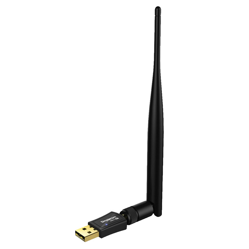 Simplecom NW611 AC600 WiFi Dual Band USB Adapter with 5dBi High Gain Antenna