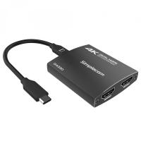 Display-Adapters-Simplecom-DA330-USB-C-to-Dual-HDMI-MST-Adapter-4K-60Hz-with-PD-and-Audio-Out-3