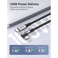 Mobile-Phone-Accessories-UGREEN-USB-C-2-0-to-Angled-USB-C-M-M-Cable-Aluminium-Shell-with-Braided-2m-Black-3