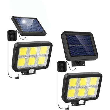 Solar security outlet light b&m