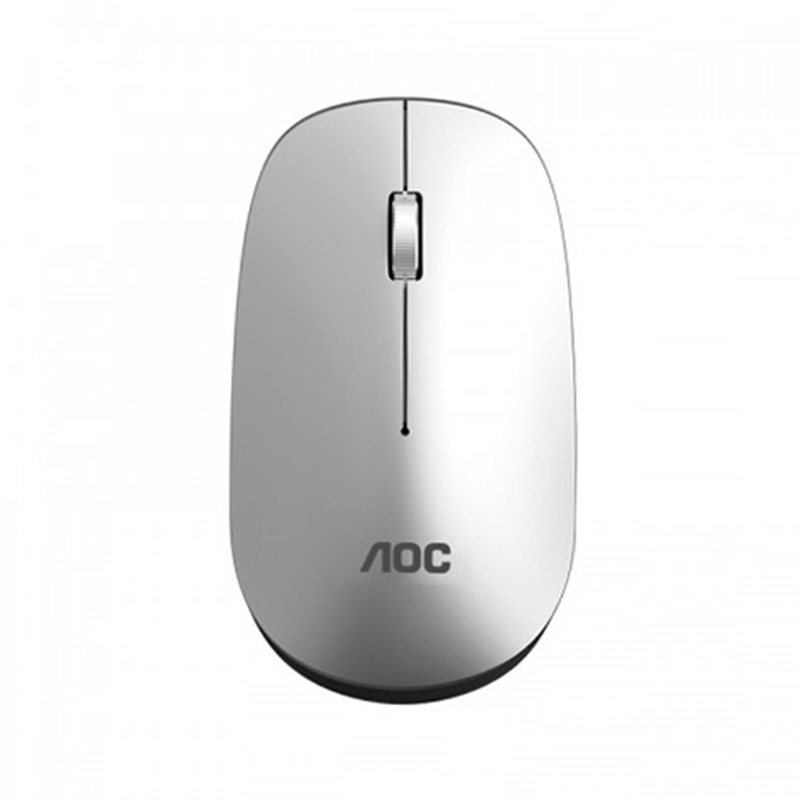 AOC MS201 2.4G + Bluetooth Ergonomic Mouse - Silver
