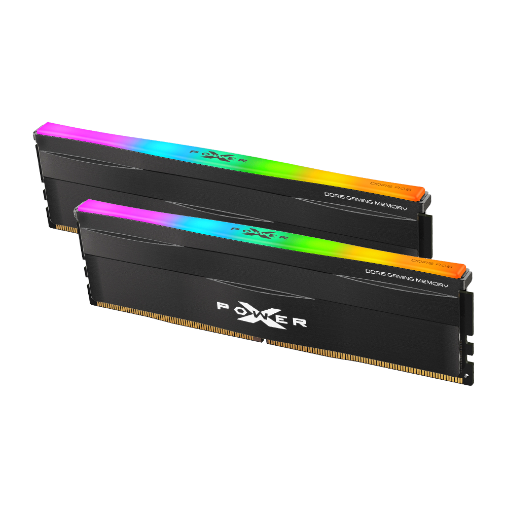 Silicon Power XPOWER Zenith RGB 64GB(32GBx2) CL30,1.35V UDIMM 6000MHz DDR5 RAM - Black, SP064GXLWU60AFDF