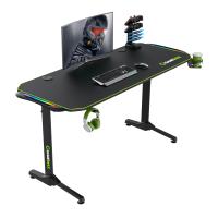 GameMax D140 Carbon GAMING DESK , Gaming Desk, RGB Light Extension stand