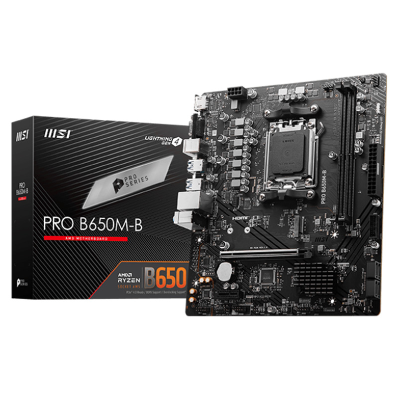 MSI PRO B650M-B AM5 mATX Motherboard (PRO B650M-B)