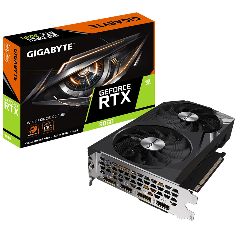 Gigabyte GeForce RTX 3060 WindForce OC 12G Graphics Card