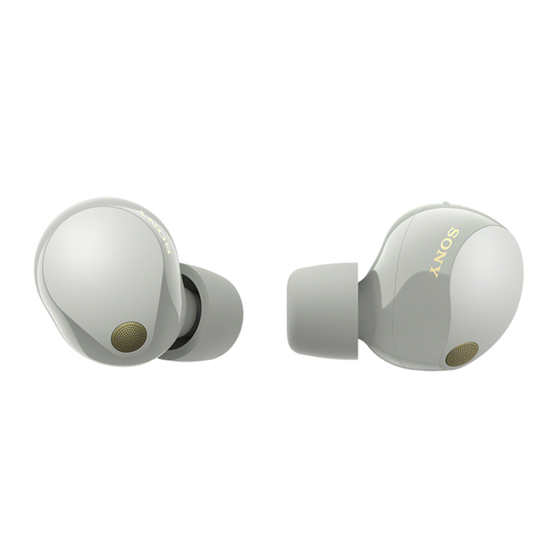 Sony WF-1000XM5 Wireless Noise Canceling Earbuds - Platinum Silver