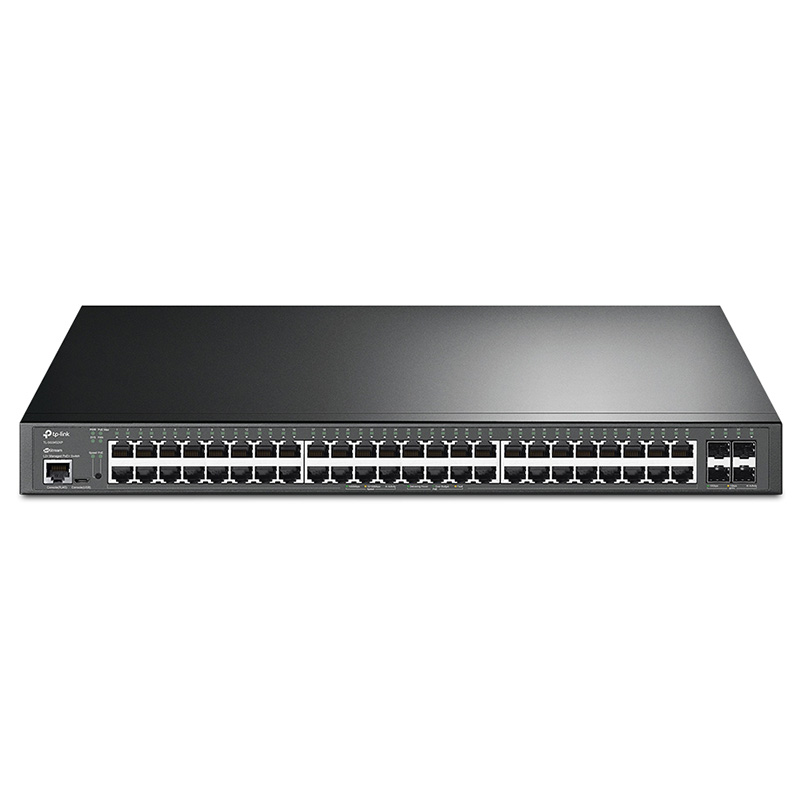 TP-Link JetStream 48-Port Gigabit PoE+ & 4-Port SFP+ Managed Switch (TL-SG3452XP)