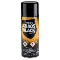 62-02 Citadel Spray Paint: Chaos Black