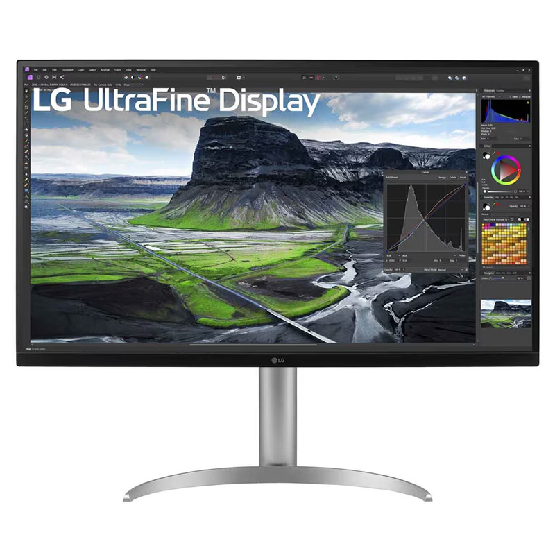 LG 32in UHD 4K Nano IPS Monitor with Built-in Speakers (32BQ85U-W)