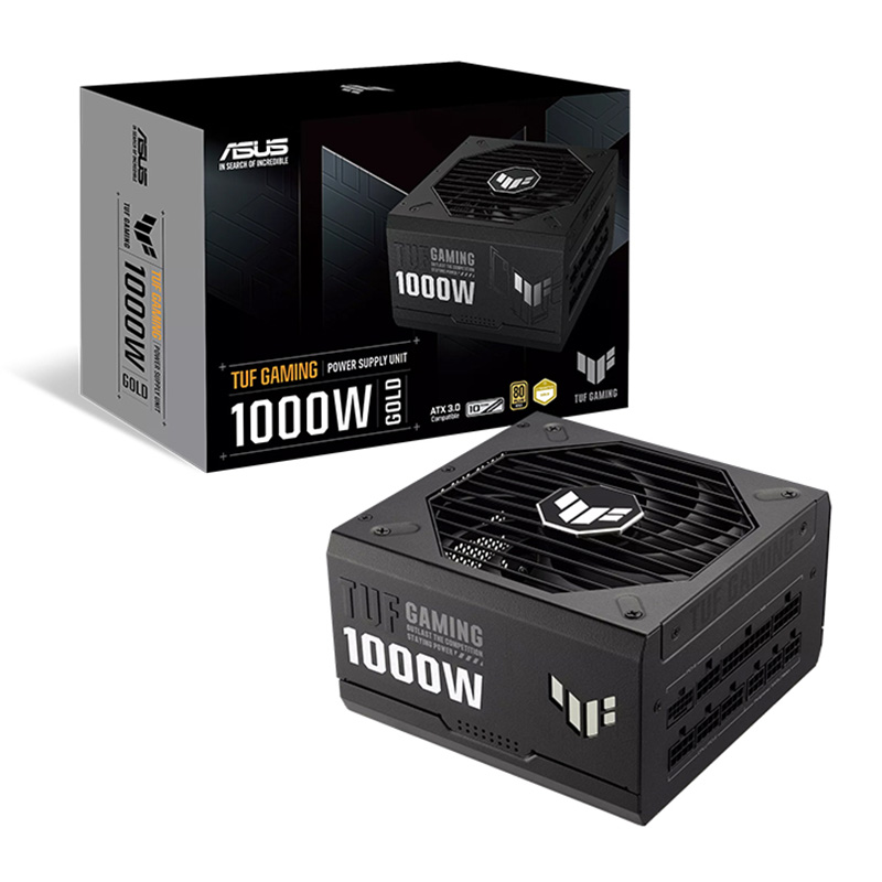 Asus TUF Gaming 1000W 80+ Gold Power Supply - Black (TUF-GAMING-1000G)