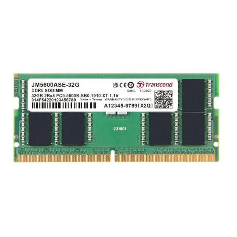 Transcend 32GB (1x32GB) JM5600ASE-32G Unbuffered SO-DIMM CL46
