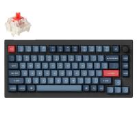 Keychron V1 MAX 75% Full Assembled Knob RGB Hot-Swap Wireless QMK Custom Keyboard Gateron Jupiter Red Switch (KBKCV1MD1)