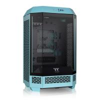 Thermaltake The Tower 300 Tempered Glass Micro-ATX Tower Case - Turquoise Edition (CA-1Y4-00SBWN-00)