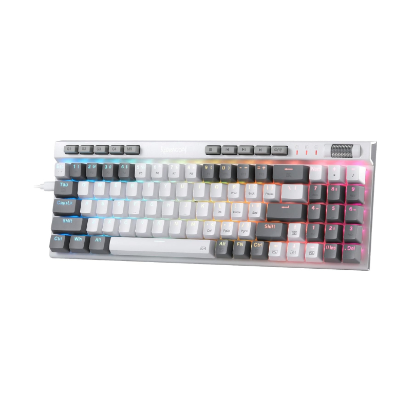 Redragon K655 75% RGB Wired Mechanical Gaming Keyboard, 78 Keys Hot-Swap Mechanical Keyboard w/Aluminum Cover Board, Upgraded Socket and Onboard Macro