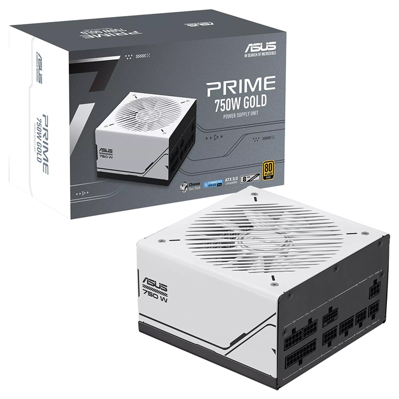 Asus Prime 750W 80+ Gold ATX 3.0 Power Supply (AP-750G BROWN BOX)