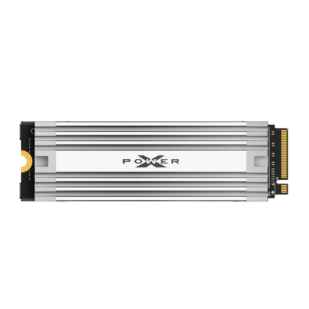 Silicon Power 1TB XS80 PCIe Gen5 R/W up to 9,500/8,500 MB/s M.2 NVMe SSD for PS5 with Heatsink, Silver - SP001TBP54XS8A05